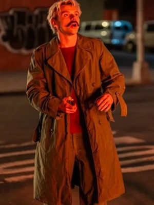 Nicky City On Fire (2023) Max Milner Brown Trench Coat