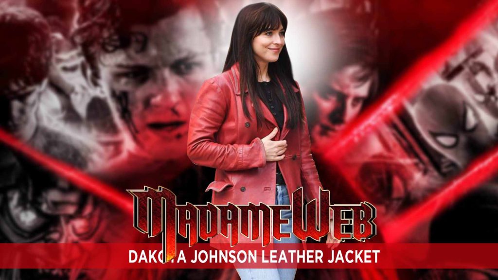 Dakota Johnson Madame Web 2024 Leather Jacket