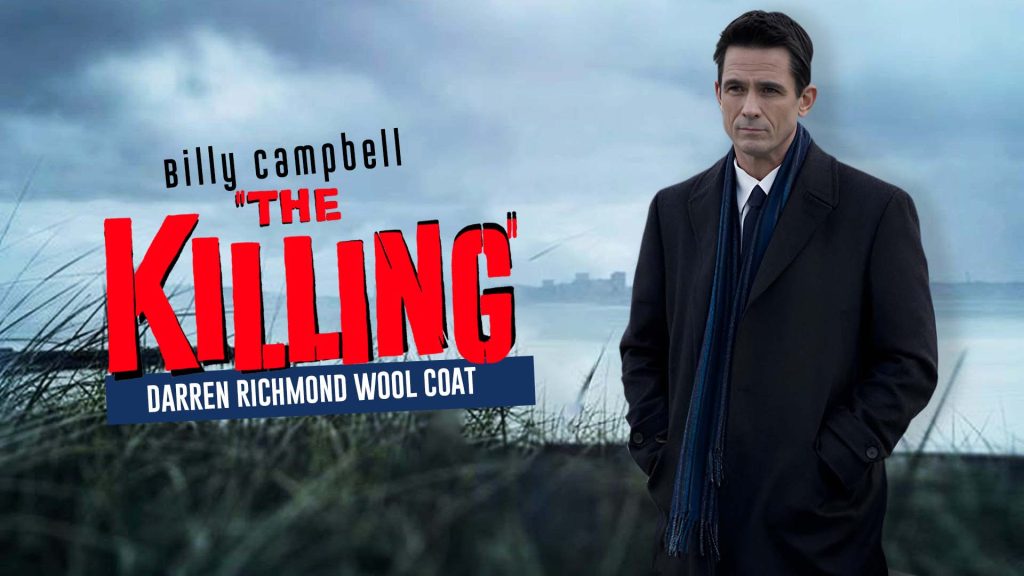 Billy Campbell TV Series The Killing Darren Richmond Wool Coat