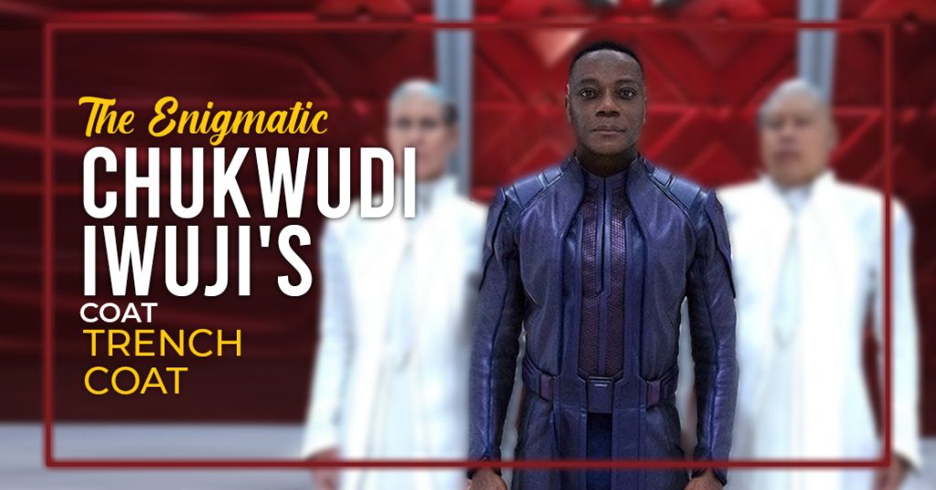 The Enigmatic Chukwudi Iwuji's Blue Trench Coat