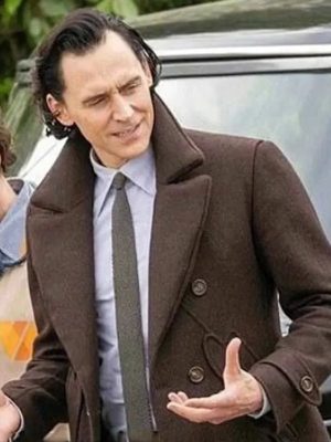 TV Series Loki Tom Hiddleston Brown Peacoat
