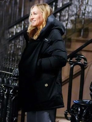 And Just Like That S02 Carrie Bradshaw Black Jacket