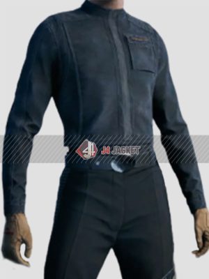 Video Game Star Wars Jedi: Survivor 2023 Cal Kestis Black Suede Leather Jacket