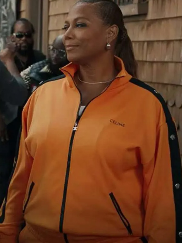 Robyn McCall The Equalizer Queen Latifah Orange Tracksuit