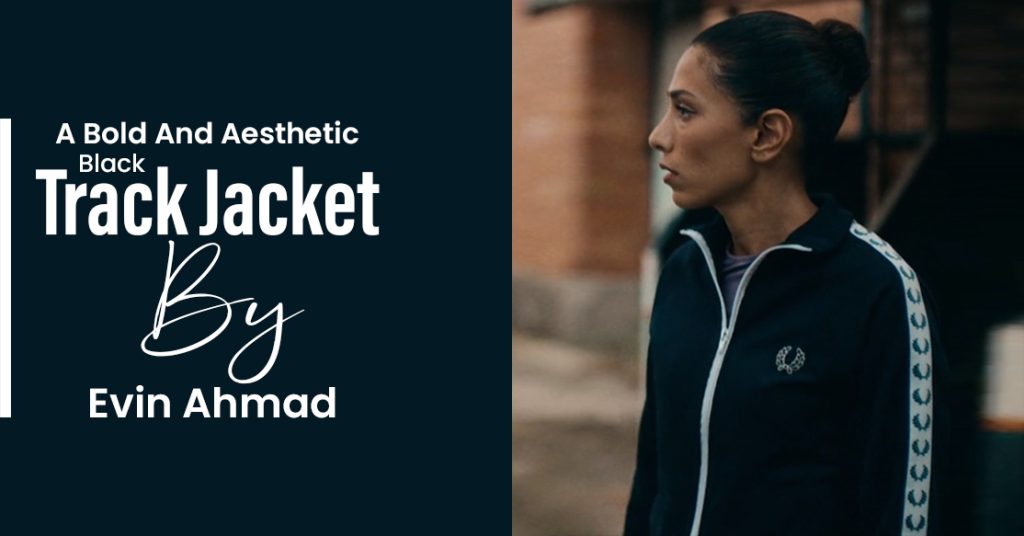 A Bold And Aesthetic Black Track Jacket By Evin Ahmad