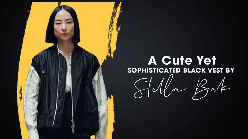 A Cute Yet Sophisticated Black Vest By Stella Bak