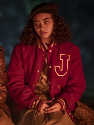 Claudia Interview with the Vampire 2022 Bailey Bass Red Letterman Jacket