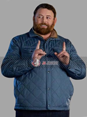 A Not So Royal Christmas 2023 Jensen Blue Quilted Jacket