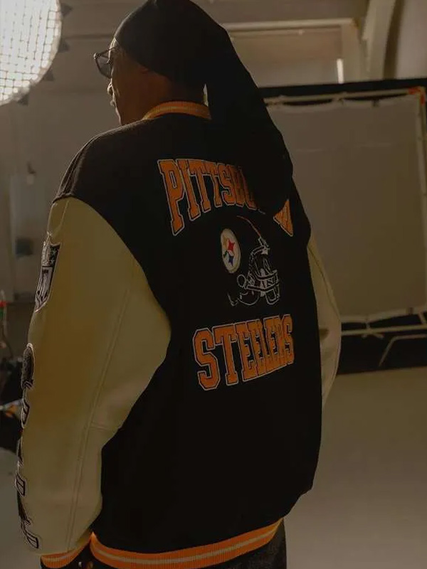 Pittsburgh Steelerser Snoop Dogg Varsity Jacket