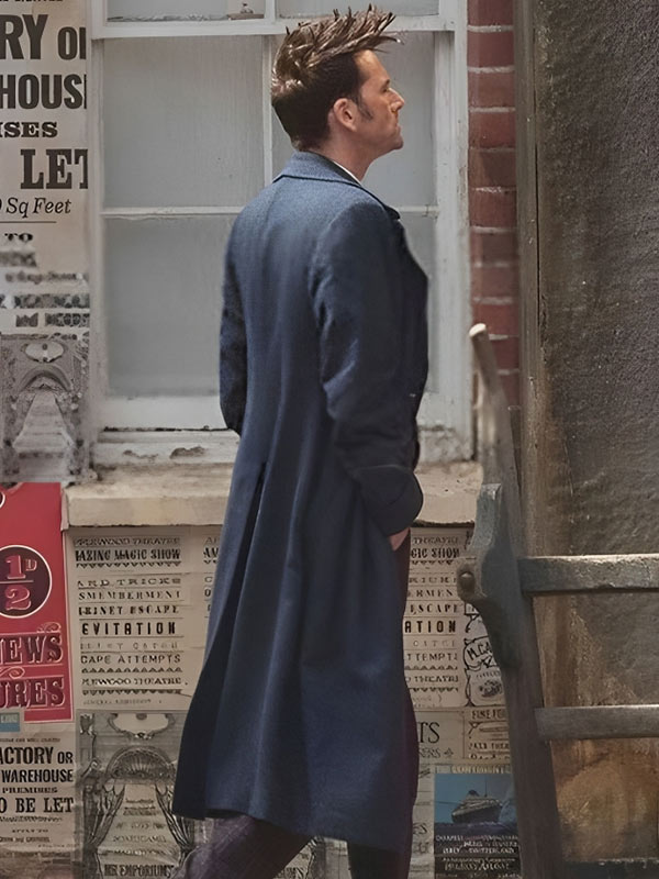 Doctor Who David Tennant Blue Coat