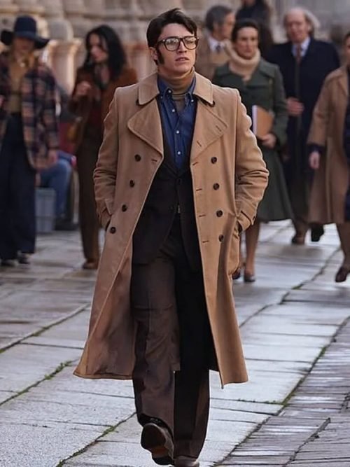 Maurizio Gucci House Of Gucci Brown Coat
