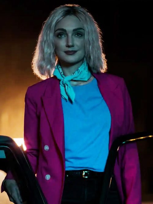 Hannah Levien Brand New Cherry Flavor Pink Blazer