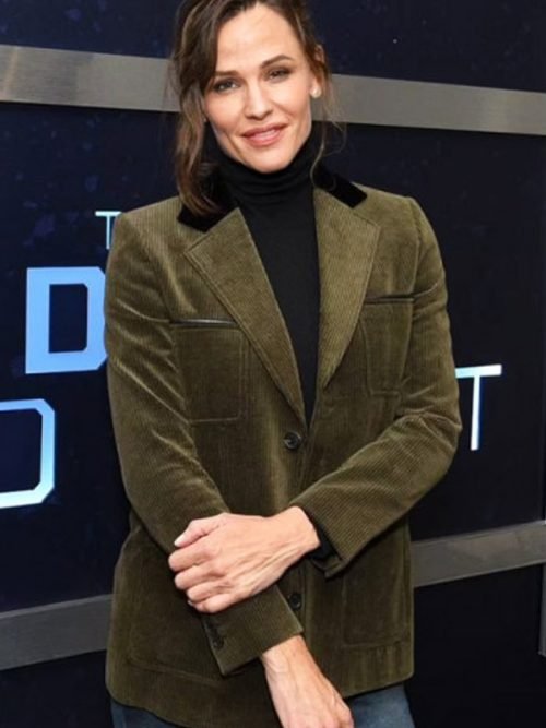 Jennifer Garner The Adam Project Green Blazer