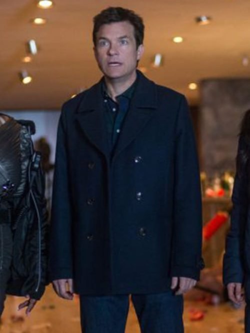 Jason Bateman Office Christmas Party Josh Parker Black Wool Coat