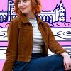 Evie MacArthur Dinosaur 2024 Brown Jacket