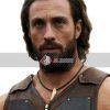 Aaron Taylor Johnson Kraven the Hunter Brown Vest