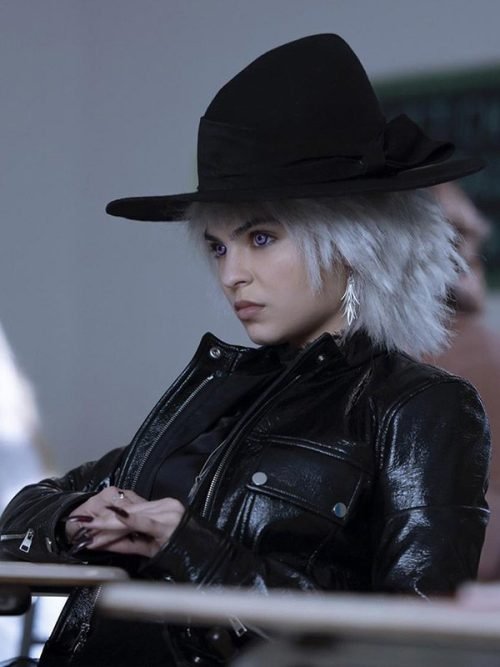 Jy Prishkulnik Tv Series Just Beyond S01 Luna Black Leather Jacket