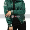 MaXXXine Mia Goth Green Varsity Jacket