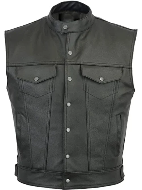 Men's Vintage Leather Vest