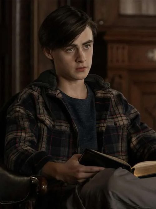 Jaeden Martell Mr. Harrigan’s Phone Wool Jacket