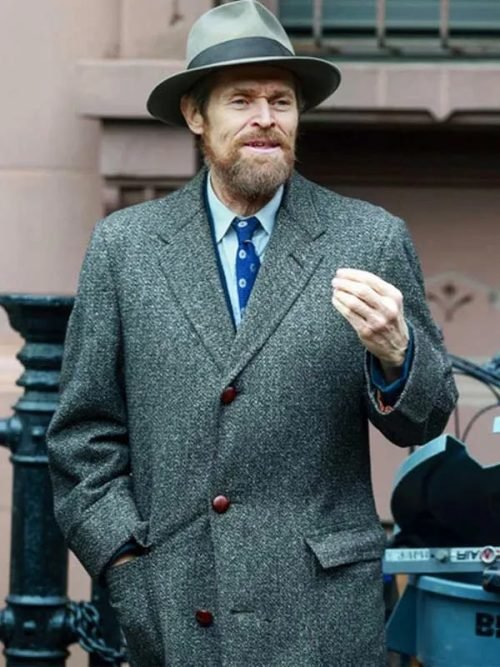 Paul Randolph Motherless Brooklyn Grey Wool Coat