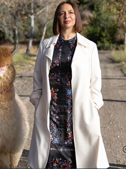 Molly Novak Loot White Wool Coat