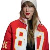 Taylor Swift 87 Red Puffer Jacket
