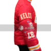 87 Taylor Swift Travis Kelce Red Jacket