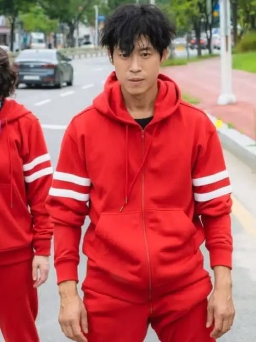 The Uncanny Counter S02 Red Tracksuit