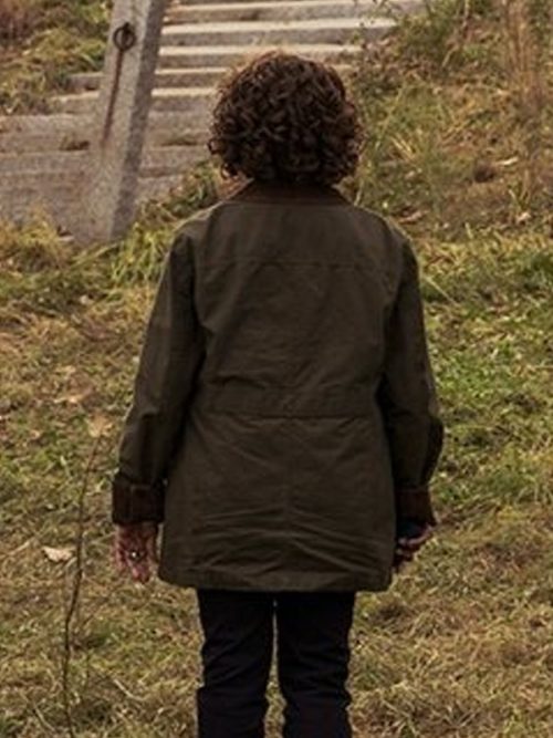 Alfre Woodard Salem's Lot Green Cotton Jacket