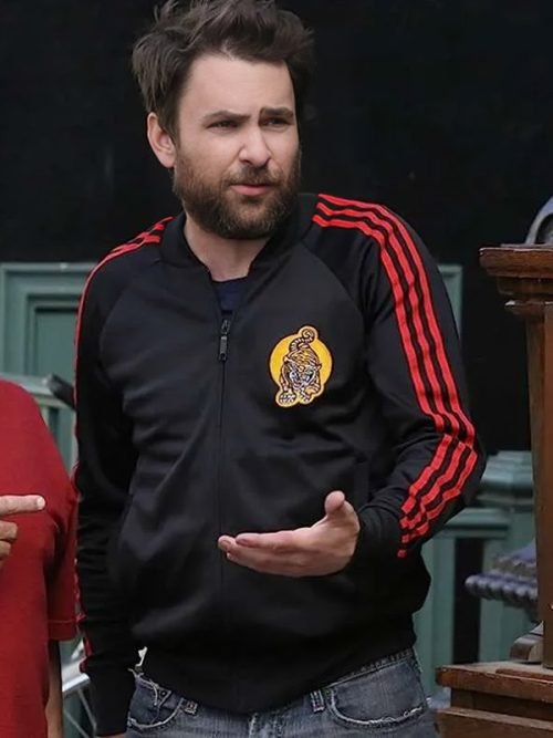 Charlie Kelly It’s Always Sunny in Philadelphia Black Bomber Jacket