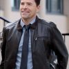 Michael Hogan Nelly Knows Mysteries A Fatal Engagement Leather Jacket