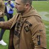 Matt LaFleur Green Bay Packers Salute To Service Brown Bomber Jacket