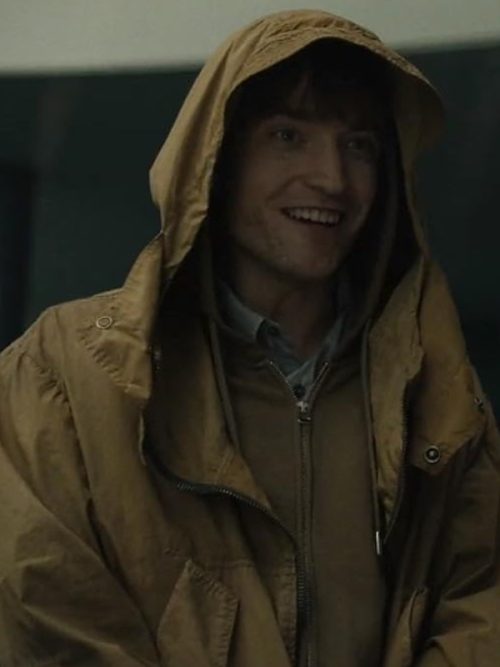 Mickey Barnes Mickey 17 Robert Pattinson Hooded Brown Jacket