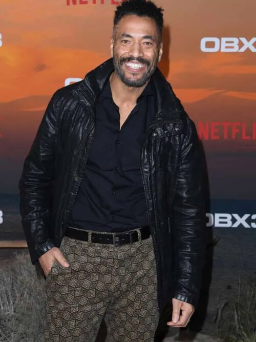 Mike Carrera Outer Banks Premiere Black Leather Jacket