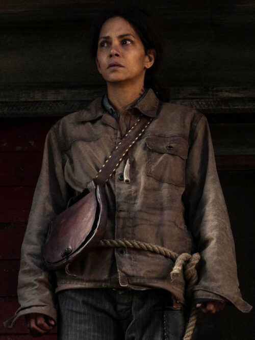Halle Berry Never Let Go Movie 2024 Beige Jacket