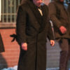 The Penguin Oswald Cobblepot Black Shearling Coat