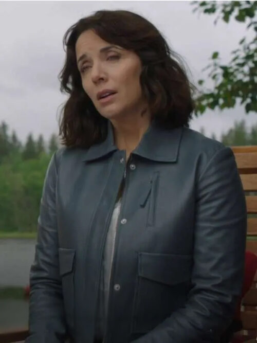 Heartland S17 Michelle Morgan Black Leather Jacket