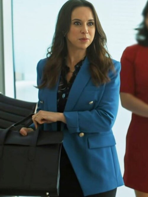 Dana His & Hers 2024 Blue Blazer Coat