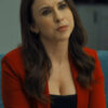 His & Hers 2024 Lacey Chabert Red Blazer