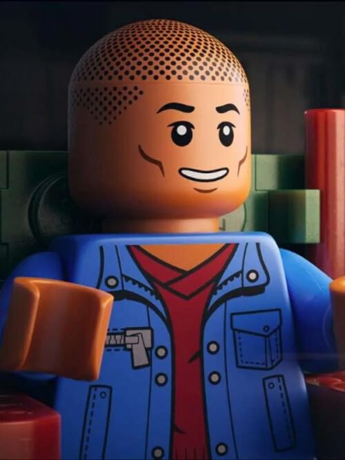 Pharrell Williams Piece by Piece Blue Jacket