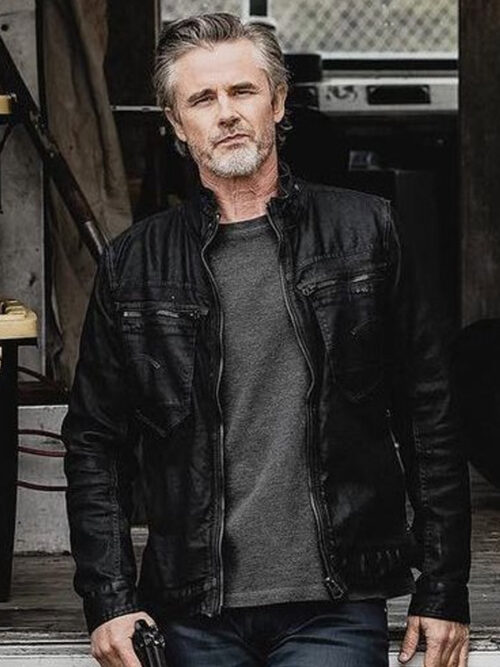Sam Trammell 72 Hours Black Leather Jacket