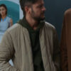 Three Wise Men and a Baby Tyler Hynes Beige Quilted Jacket