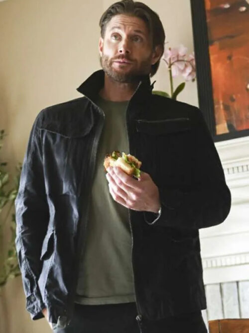 TV Series Tracker Russell Shaw Black Cotton Jacket