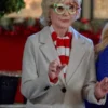 Beth Broderick Holiday Mismatch Wool Coat