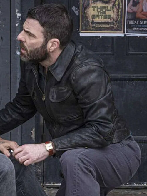 Dr. Oliver Wolf Brilliant Minds S01 Black Jacket