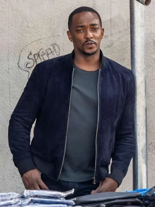 Brave New World Anthony Mackie Blue Jacket