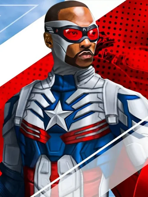 Captain America Brave New World Sam Wilson Leather Jacket