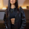 How The Gringo Stole Christmas Claudia Black Leather Jacket