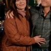 Jingle Bell Love 2024 Michelle Morgan Brown Quilted Jacket